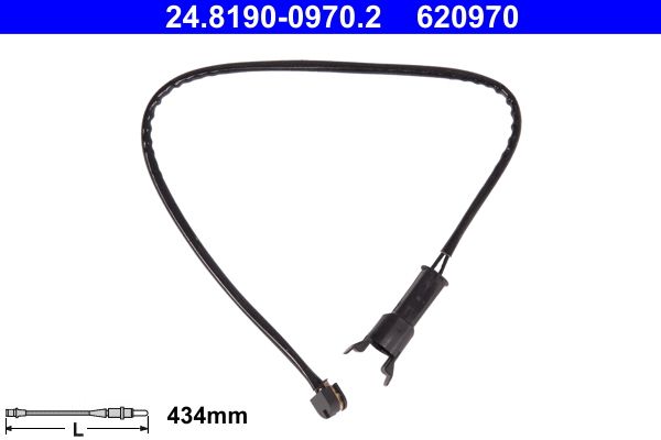 ATE 24.8190-0970.2 Warning Contact, brake pad wear