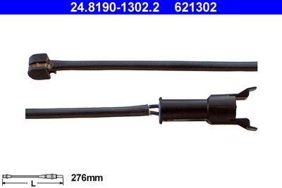 Warning Contact, brake pad wear ATE 24.8190-1302.2