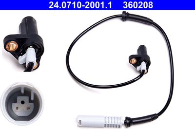Sensor, wheel speed ATE 24.0710-2001.1