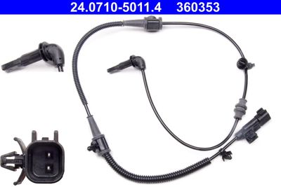 Sensor, wheel speed ATE 24.0710-5011.4