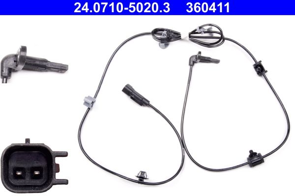 ATE 24.0710-5020.3 Sensor, wheel speed