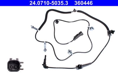 Sensor, wheel speed ATE 24.0710-5035.3