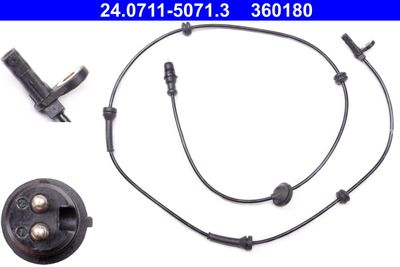 Sensor, wheel speed ATE 24.0711-5071.3