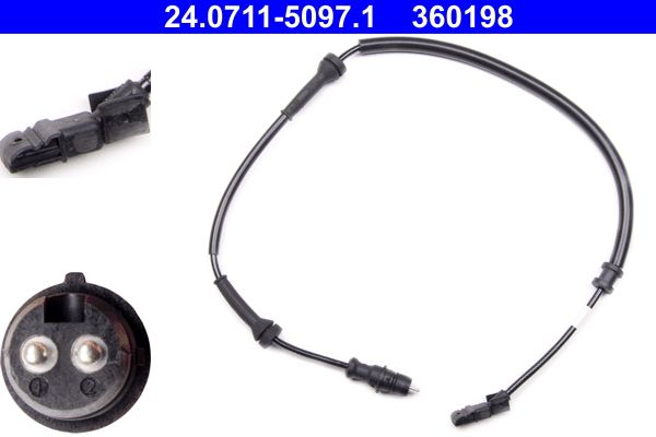 ATE 24.0711-5097.1 Sensor, wheel speed