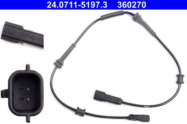 ATE 24.0711-5197.3 Sensor, wheel speed