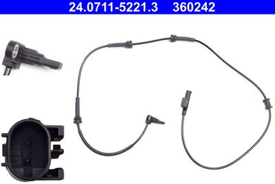 Sensor, wheel speed ATE 24.0711-5221.3