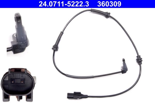 ATE 24.0711-5222.3 Sensor, wheel speed