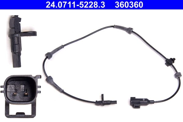ATE 24.0711-5228.3 Sensor, wheel speed