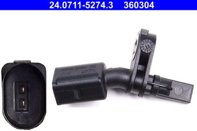 Sensor, wheel speed ATE 24.0711-5274.3