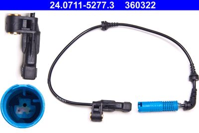 Sensor, wheel speed ATE 24.0711-5277.3