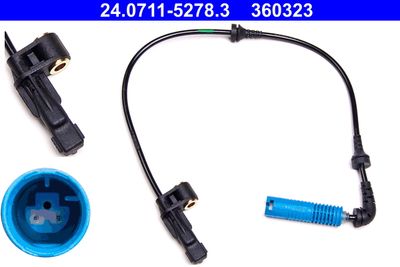 Sensor, wheel speed ATE 24.0711-5278.3