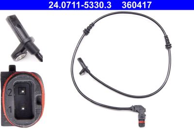 Sensor, wheel speed ATE 24.0711-5330.3