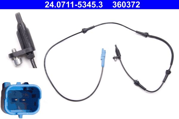 ATE 24.0711-5345.3 Sensor, wheel speed