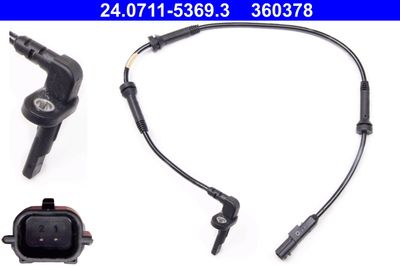 Sensor, wheel speed ATE 24.0711-5369.3