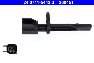 Sensor, wheel speed ATE 24.0711-5443.3