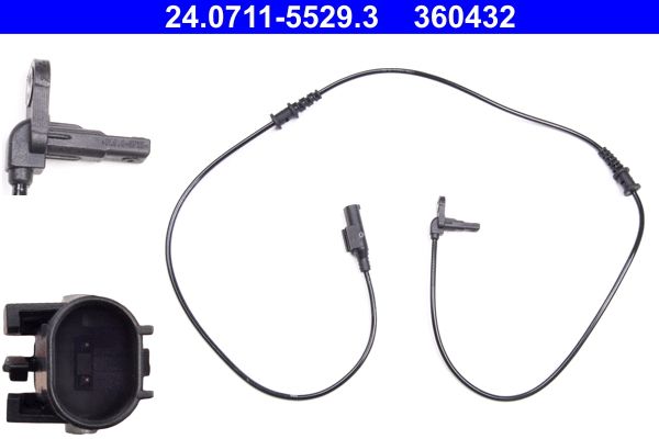 ATE 24.0711-5529.3 Sensor, wheel speed
