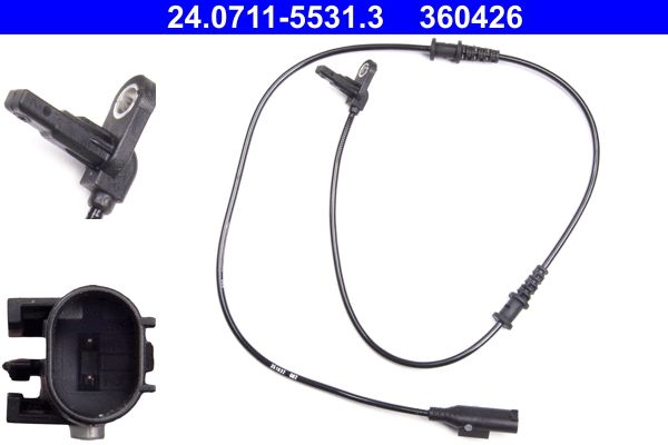 ATE 24.0711-5531.3 Sensor, wheel speed