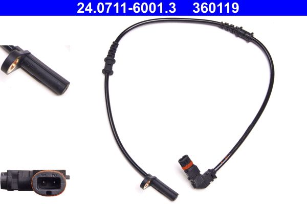 ATE 24.0711-6001.3 Sensor, wheel speed
