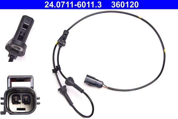 ATE 24.0711-6011.3 Sensor, wheel speed