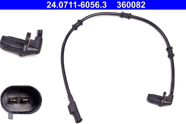 ATE 24.0711-6056.3 Sensor, wheel speed