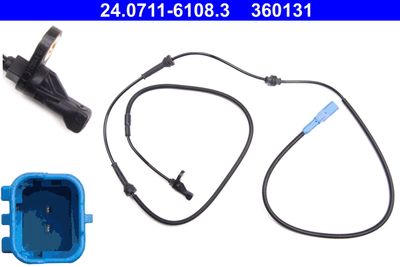 Sensor, wheel speed ATE 24.0711-6108.3