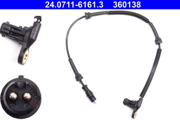 ATE 24.0711-6161.3 Sensor, wheel speed