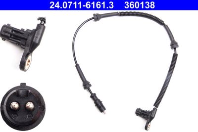 Sensor, wheel speed ATE 24.0711-6161.3