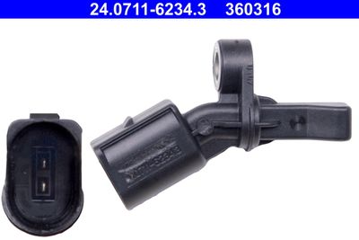 Sensor, wheel speed ATE 24.0711-6234.3