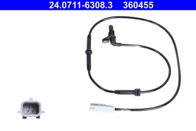 Sensor, wheel speed ATE 24.0711-6308.3