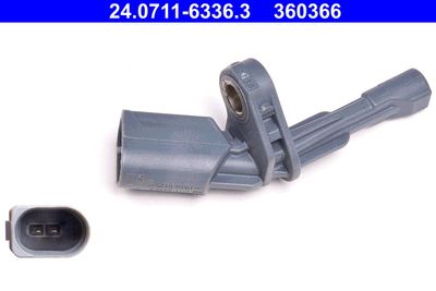 Sensor, wheel speed ATE 24.0711-6336.3