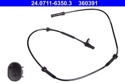 Sensor, wheel speed ATE 24.0711-6350.3
