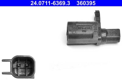 Sensor, wheel speed ATE 24.0711-6369.3