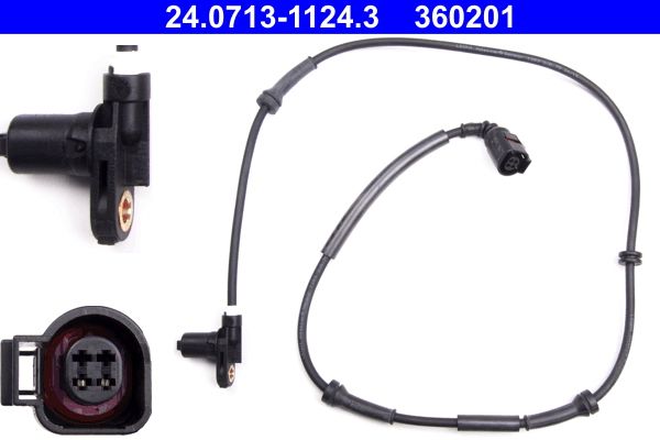 ATE 24.0713-1124.3 Sensor, wheel speed