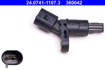 Sensor, wheel speed ATE 24.0741-1107.3