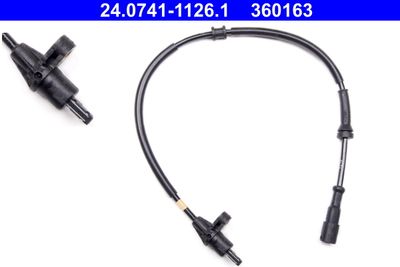 Sensor, wheel speed ATE 24.0741-1126.1