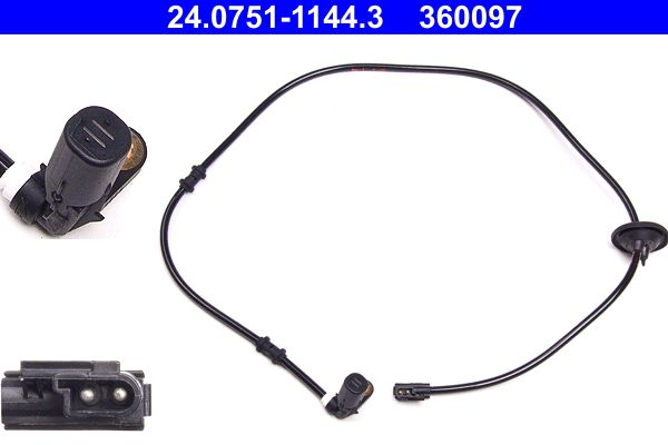 ATE 24.0751-1144.3 Sensor, wheel speed