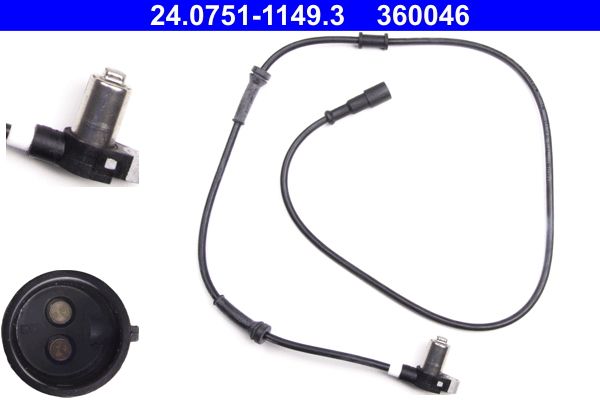 ATE 24.0751-1149.3 Sensor, wheel speed