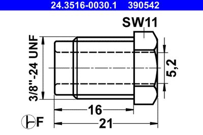 Union Bolt ATE 24.3516-0030.1