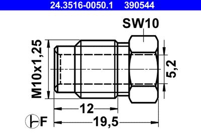 Union Bolt ATE 24.3516-0050.1