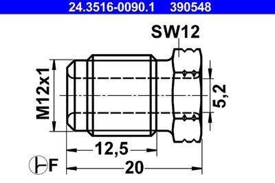 Union Bolt ATE 24.3516-0090.1