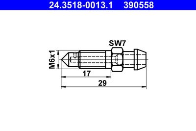 Breather Screw/Valve ATE 24.3518-0013.1