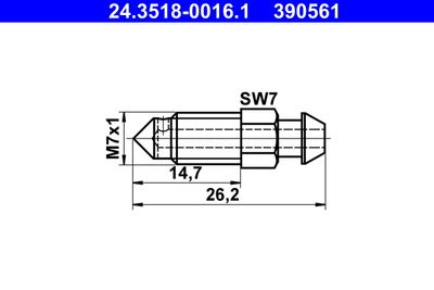 Breather Screw/Valve ATE 24.3518-0016.1