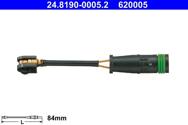 ATE 24.8190-0005.2 Warning Contact, brake pad wear