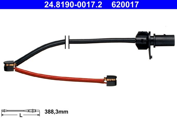 ATE 24.8190-0017.2 Warning Contact, brake pad wear