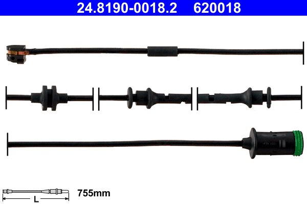 ATE 24.8190-0018.2 Warning Contact, brake pad wear