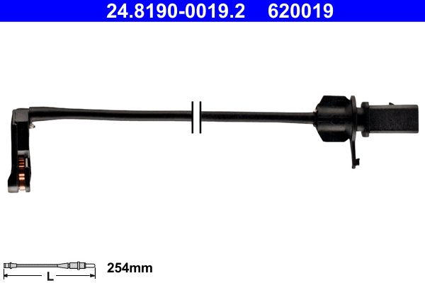 ATE 24.8190-0019.2 Warning Contact, brake pad wear