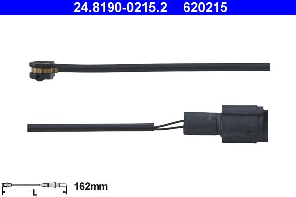 ATE 24.8190-0215.2 Warning Contact, brake pad wear