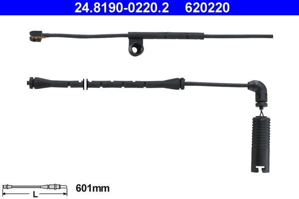 ATE 24.8190-0220.2 Warning Contact, brake pad wear