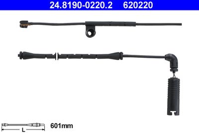 Warning Contact, brake pad wear ATE 24.8190-0220.2