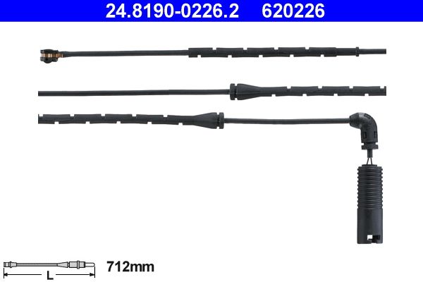 ATE 24.8190-0226.2 Warning Contact, brake pad wear